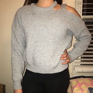 Gray sweater